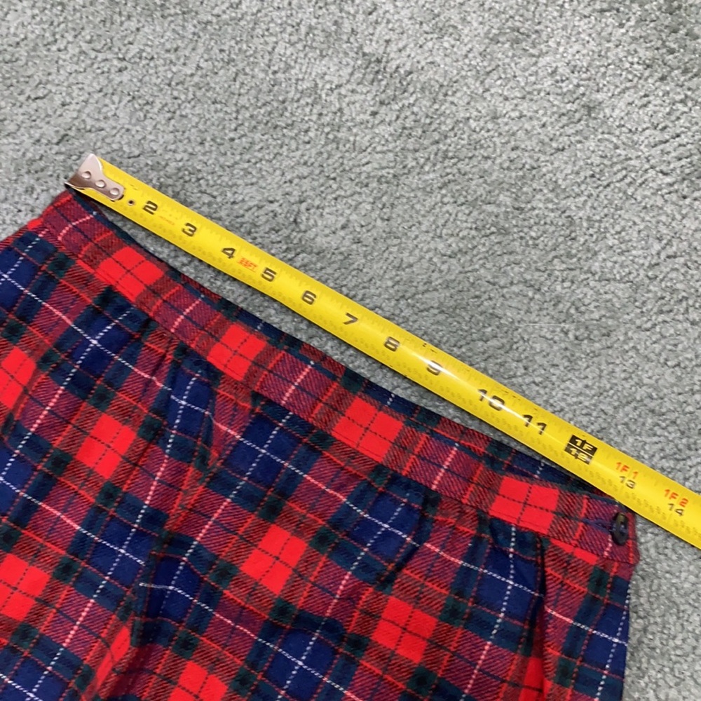 VTG Pendleton Tartan Plaid Wool Skirt 12 - Picture 6 of 8